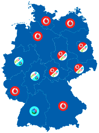 Übersicht DSL Kabelanbieter Deutschland